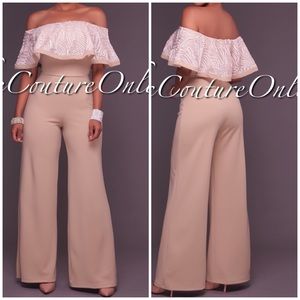 Nude formal Jumpsuit